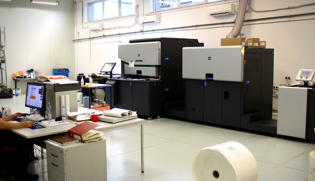 Dział druku cyfrowego w drukarni RSC