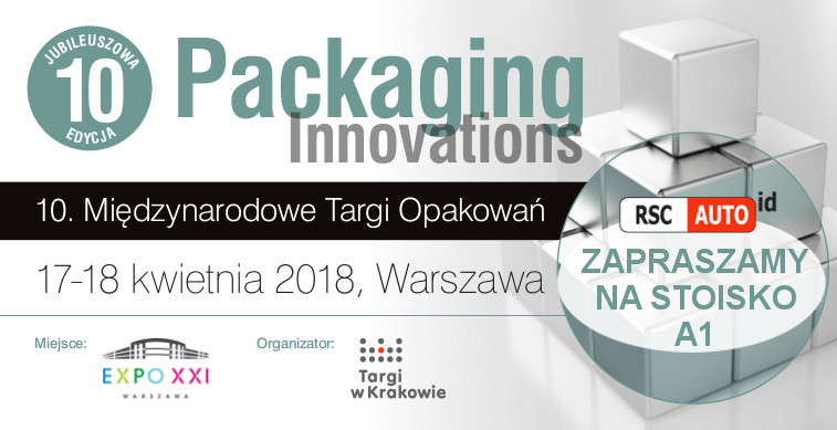 RSC Auto ID podczas Packaging Innovations 2018